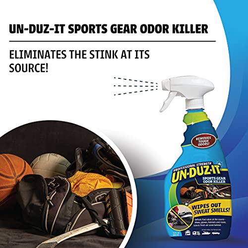 UNDUZIT Sports Gear Odor Killer, Professional Strength Odor