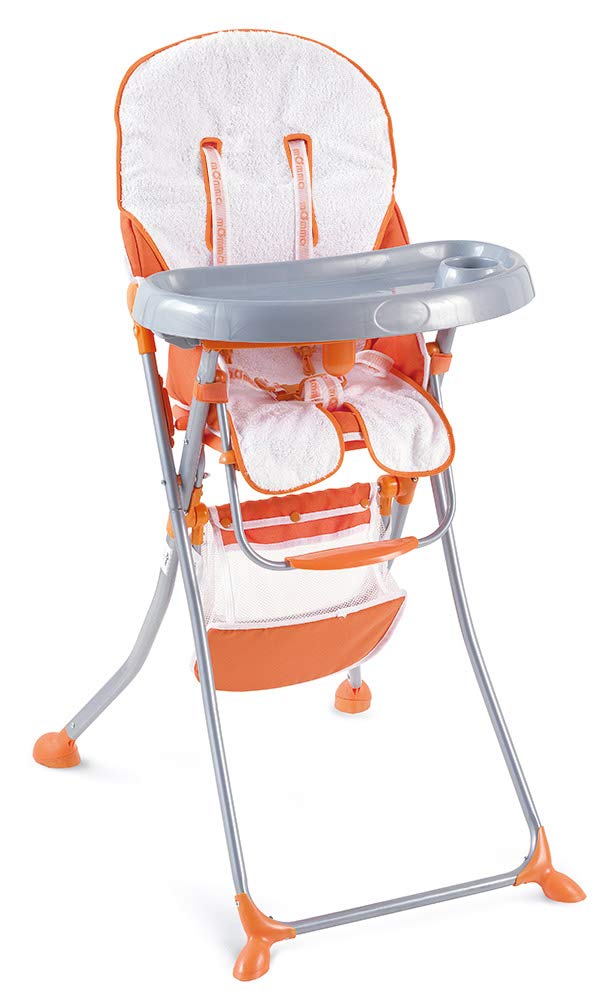 Italbaby Sponge Cover for High Chair, White/Orange