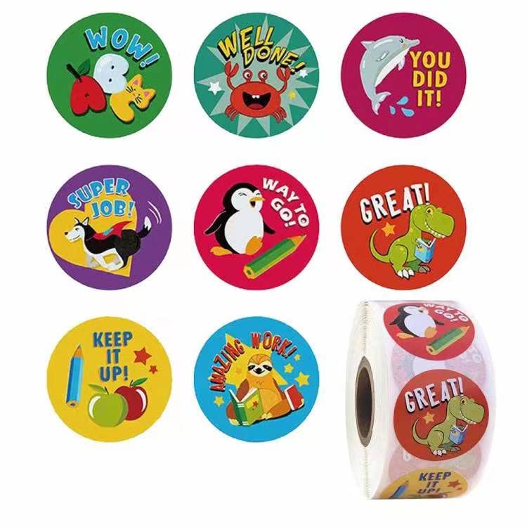 Reward Stickers for Kids and Students Punch Cards Set, Animal Motivational Stickers for Teacher Supplies,Encouraging Incentive Classroom Stickers,Teacher Classroom School Supplies (Unicorn Stickers)