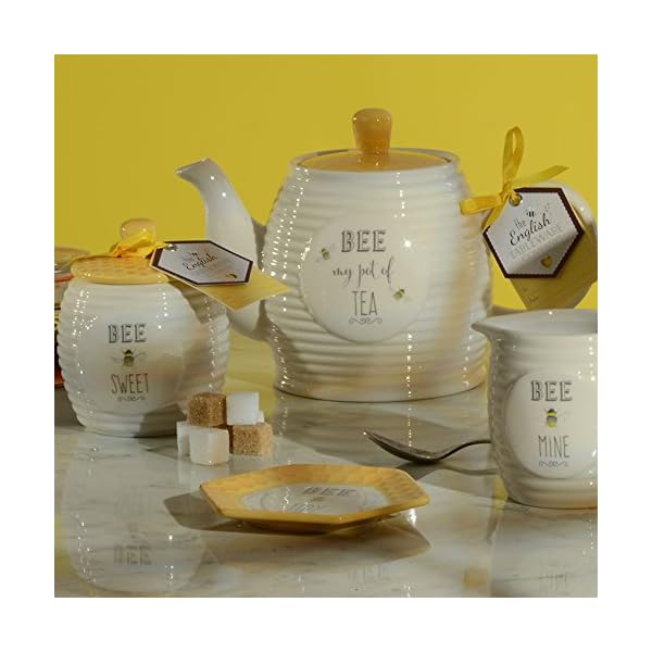 English-Tableware-Company-Bee-Happy-Bee-My-Pot-of-Tea-Teapot-1-Litre English Tableware Company Bee Happy Bee My Pot of Tea Teapot 1 Litre