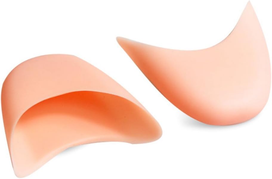 JUMUU 1Pair Gel Toe Caps Soft Ballet Pointe Dance Athlete Shoe Pads for Girls Women