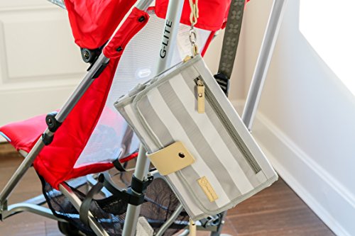 image for NurtraBaby Portable Diaper Changing Pad Clutch Bag, Newborn Changing S