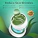 Collagen Under Eye Patches,Green Tea Firming Gel Eye Treatment Mask Under Eye Mask For Puffy Eyes Eye Moisturizing, Wrinkles, Fine Lines, Under Eye Bags (30Pairs) (Green)