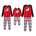 Christmas Family Matching Pyjamas Set, Long Sleeve Long Pants Merry Xmas Printed Pajamas Sleepwear for Dad Mom Kids