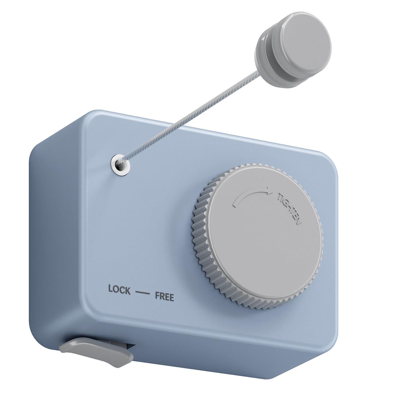 Dancrul Retractable Clothesline Indoor,Wall Mounted Indoor Washing Line,4.2M Heavy-Duty Clothes Line for Laundry Room,Blue