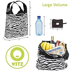 O-WITZ Reusable Grocery Bags | Vibrant Tote Bag For