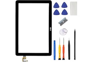 VDASO for Amazon Kindle Fire HD 8 / HD 8 Plus 10th Generation 2020 K72LL3 K72LL4 Screen Replacement Digitizer Touch Panel Front Glass