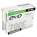 EVO Bicycle Tube - 700x28-35C/27x1-1/8-1-1/4 - 32mm Shrader Valve (700x28-35C/27x1-1/8-1-1/4 - 32mm Shrader Valve)