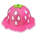 FEITONG(TM) New Baby Unisex Baseball Cap Mesh Sunhat Strawberry Raindrop Shaped Hat (Hot Pink)