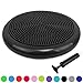 Trideer Exercise Ball (Multiple Color), Yoga Ball, Birthing Ball with Quick Pump, Anti-Burst & Extra Thick, Heavy Duty Ball Chair, Stability Ball Supports 2200lbs (Black, 34cm)