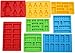 Bargain Paradise Silicone Molds Building Blocks and Robots, Set of 8