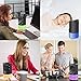 Portable Air Conditioner Fan, Mikikin Personal Space Air Conditioner Desk Fan Mini Evaporative Air Cooler Quiet Humidifier Cooling Fan with Handle, 7 Colors LED Lights, 3 Speeds for Home, Office, Room