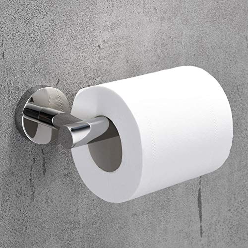 image for LuckIn Towel Bar Set Chrome Polish, Modern Bathroom Accessories Set Si