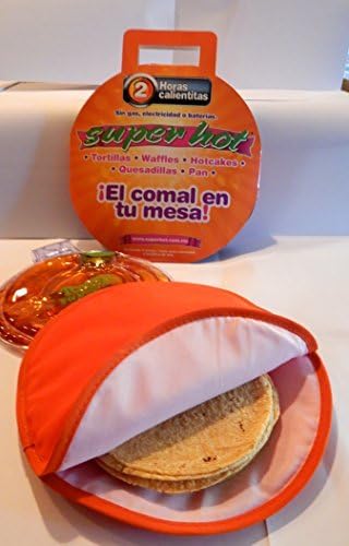 TORTILLA SUPER HOT the Only Warmer with a Unique Auto Heating System, Orange
