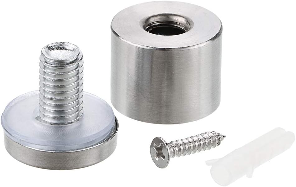 IGNPION 24Pcs Sign Standoff Screws Wall Mount Advertisement Fixings Bolts Hardware Advertising Glass Holders Nail for Picture Frames Store & Office Advertisements Poster Sign Displays (25mmx 25mm) - Image 4