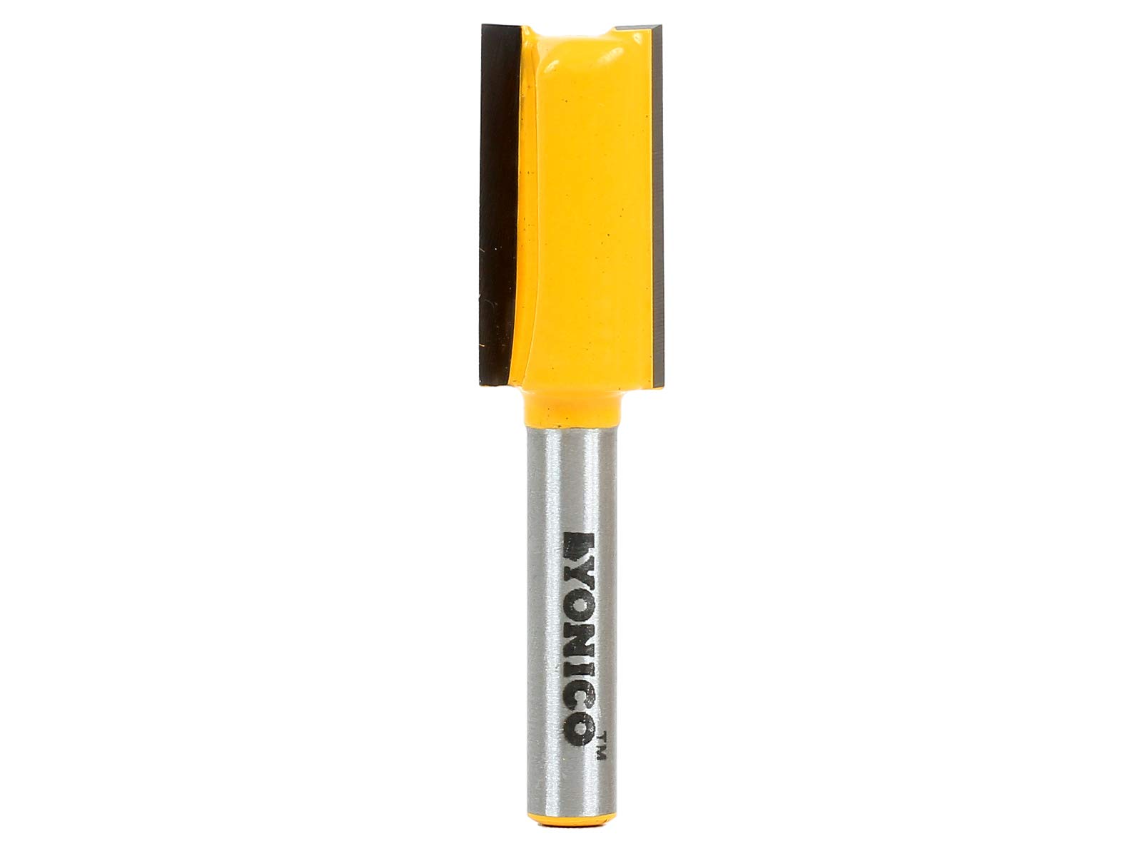 Yonico 14158q - Straight Router Bit, Cutting Diameter: 1/2", Cutting Height: 15/16" - 1/4" Shank