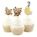 Betop House 24pcs Snow White and Seven Dwarfs Themed Party Decorative Cupcake Topper