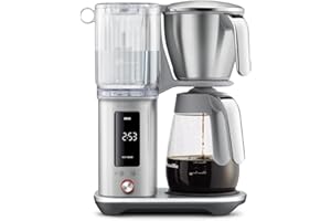 Breville Luxe Brewer Glass, Brushed Stainless Steel
