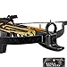 KingsArchery Crossbow Self-Cocking 80 LBS with Hunting Scope, Spare Crossbow String and Caps, 3 Aluminium Arrow Bolts, and Bonus 12-Pack of Colored PVC Arrow Bolts Warranty