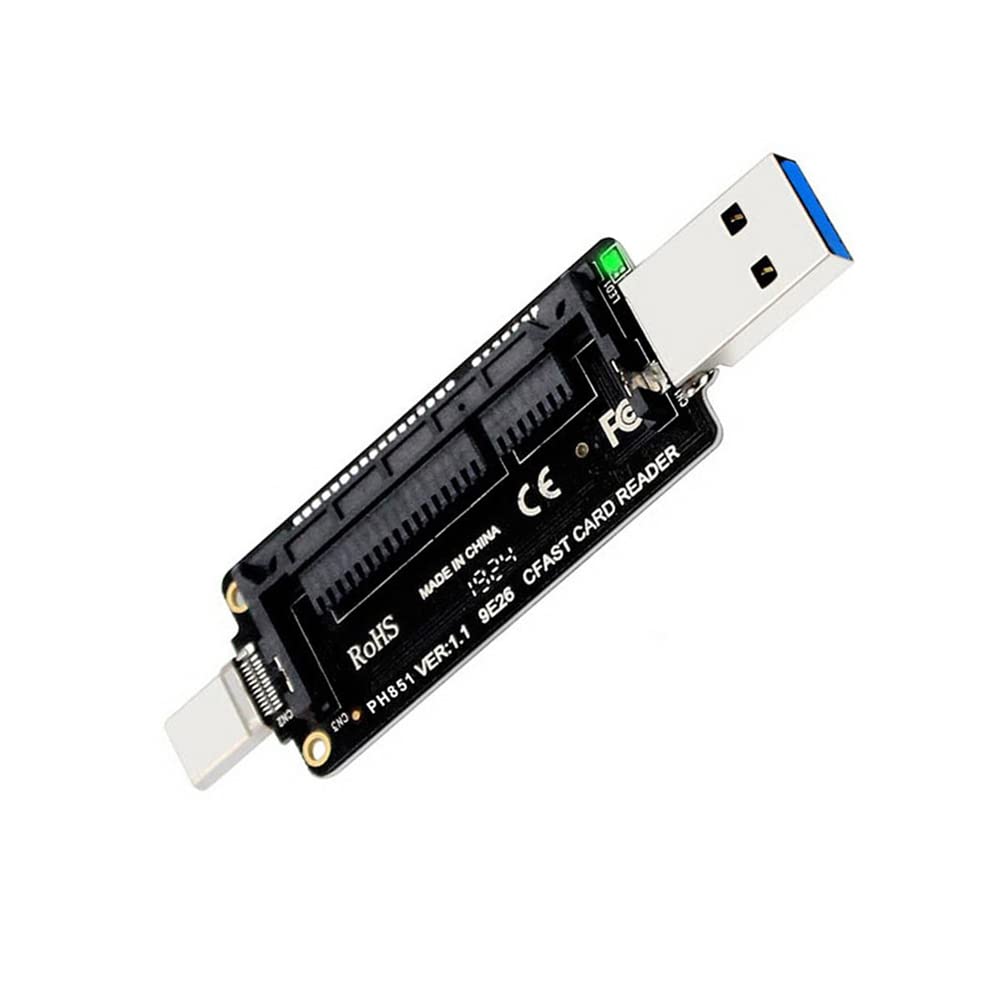 NFHK USB-C USB3.0 Type-C to CFast 2.0 Card Adapter PCBA CFast Card Reader for Desktop Laptop