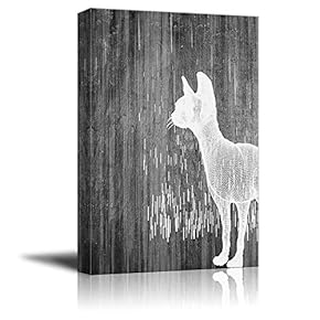 Black and White Abstract Pictures Home Wall for...