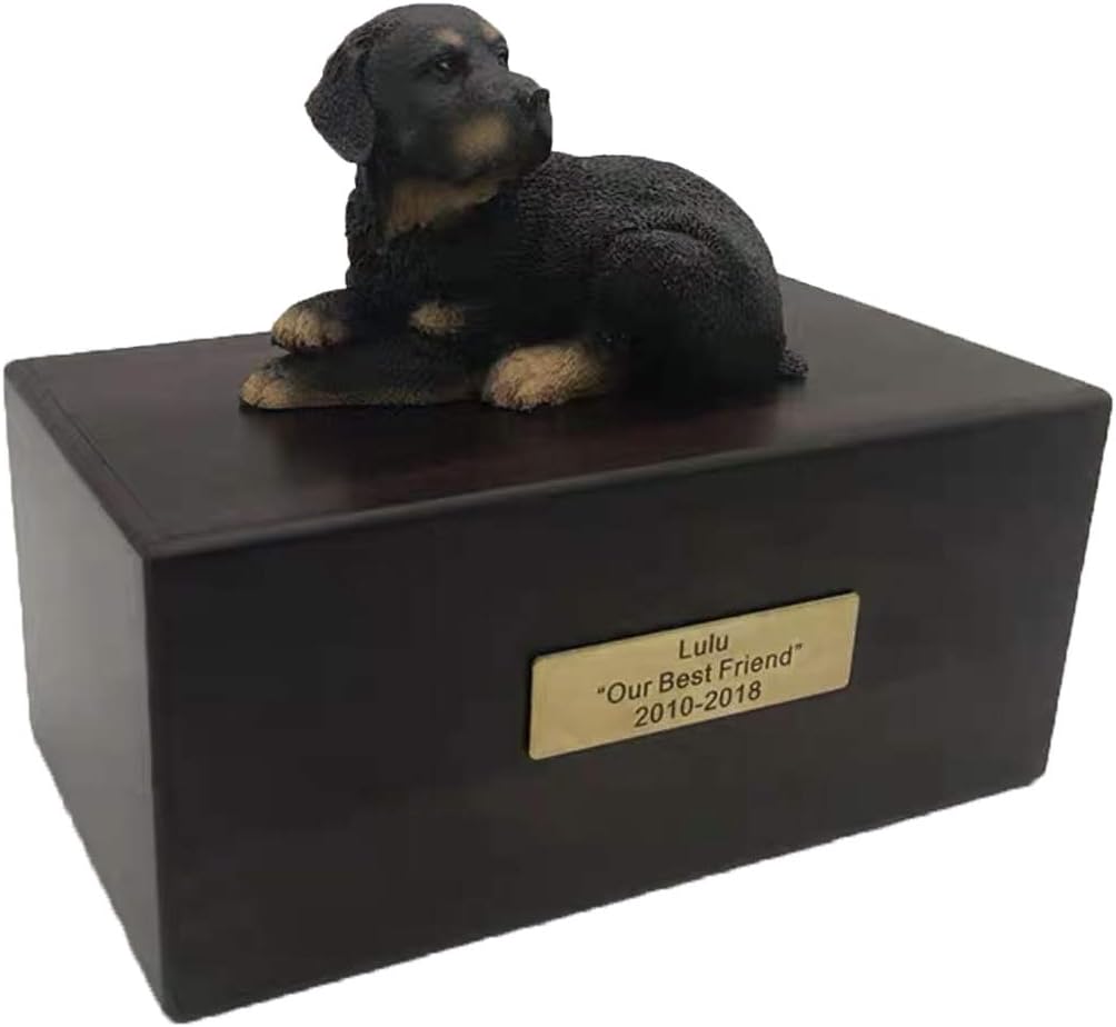 Urna de Cenizas Cremación Personalizado para Mascotas de Madera