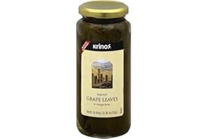 Krinos Imported Grape Leaves, 16 Ounce (Pack of 6)