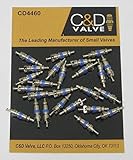 Pack of (25) CD4460 Schrader Valve Cores with Teflon Seal (blue)