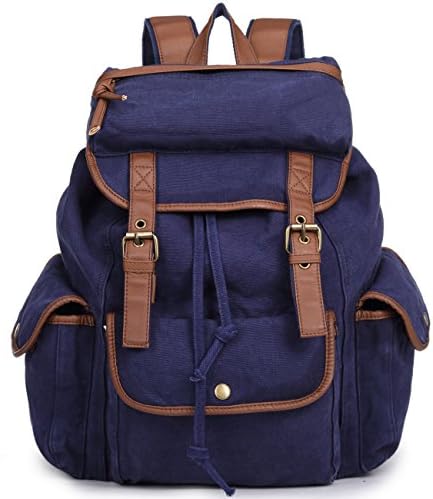 New step Multi-function Vintage Canvas Fabric Cotton Backpack