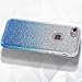 MILPROX iPhone 7 iPhone 8 Shiny Glitter Sparkly Case Slim Premium 3 Layer Hybrid Protective Soft Case for iPhone 7/8 Case - Blue Gradient