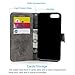 Compatible with iPhone 8 Plus Case, iPhone 7 Plus Case PU Leather Wallet Case Oil Wax Embossed Elephant TPU Inner Detachable Magnetic Credit Card Holders for iPhone 7 Plus & iPhone 8 Plus Gray