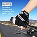 Enkeeo Cycling Gloves Half Finger Bike Gloves M/L/XL Breathable with Microfiber Leather, Anti-slip Shock-absorbing 5MM Gel and 3MM Sponge Pads, Velcro Design for Men/Women Road Racing (Black&Grey)