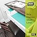 Smart Design Classic Grip Shelf Liner- Non Adhesive Home Organization Shelf Liners - Strong Grip, Non Slip, Easy Clean - Perfect for Desk, Shelves, Kitchen, Bathroom, Cabinet Protection - Mint