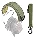 GVN Tactical Headband Advanced Modular Headset Cover Fit for All General Tactical Earmuffs Accessories Upgrade Bags Case (Army Green + Accessory Bundle)