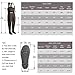 OXYVAN Waders Waterproof Lightweight Fishing Waders with Boots Bootfoot Hunting Chest Waders for Men Women (Small, Brown)