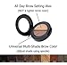 Unbelievable multi-shade brow color & finish wax set - Matches most any brow tint and makes you look naturally gorgeous in minutes - Black, brown, blond, auburn, red and grey