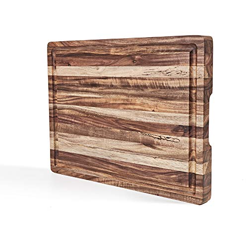 Extra Large Acacia Wood Butcher Block Cutting Board, Chopping Board