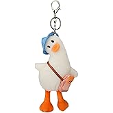 Ruzucoda Plush Duck Keychains Ducklings Stuffed Animals Key Chains Ornaments Pendants