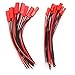 Allytech 22AWG 5.9 inch 2 Pin 10 Pairs JST Male Female Connector Wire Cord for LED Lamp RC Toys Lipo Battery Planes Cars