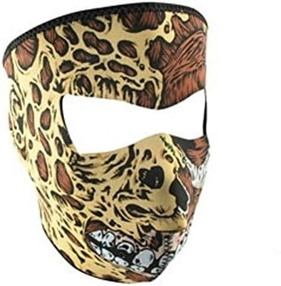 Road Rash Skin Neoprene Face Mask &amp; Extender For Large Xl Heads Biker Costume