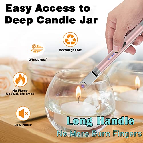 Electric Lighter Candle Rechargeable Plasma Lighters Long Reach Stick