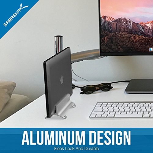SABRENT Aluminum Vertical Laptop Stand MacBook Holder (ACHLDS