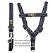 Juxcity Adjustable Dog Leash Harness Duty Denim Vest Collar Set for Small Medium Dog (4.6FT)
