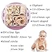 Baby Love Home Baby Natural Maple Wooden Teether DIY wooden Teething Kit Wood Beads Make Nursining Teething Necklace Rings Chewable Necklace Baby Teether Toys Sensory Toys For Baby Organic Shower Gift