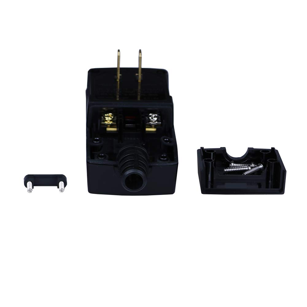 Mua GFCI Replacement Plug Assembly 2 Prong Wires 15 Amp Waterproof