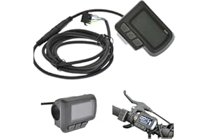 GADERTH Bike Computer, Waterproof LCD Screen Bicycle Speedometer, EN06 Display Smart Electric Bicycle Scooter Brushless Controller Kit, 24V/36V/48V Control Panel for Electric Bike Show