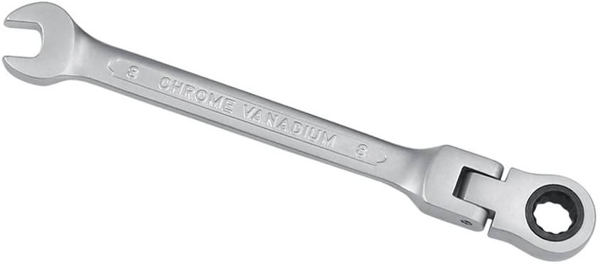 DODO HAIHANG Tools 12-Pcs 8-19mm Metric Flex Head Ratcheting Combination Wrench (8)