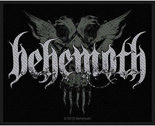 "Behemoth" Band Name Logo Art Blackened Death Metal Woven Sew On Applique Patch