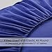 TASTELIFE 105 GSM Deep Pocket Bed Sheet Set Brushed Hypoallergenic Microfiber 1800 Bedding Sheets(Royal Blue,Queen)