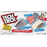 TECH DECK, Ultimate Street Spots Pack with 3 Fully Assembled Exclusive Boards, Coast to Coast Edition